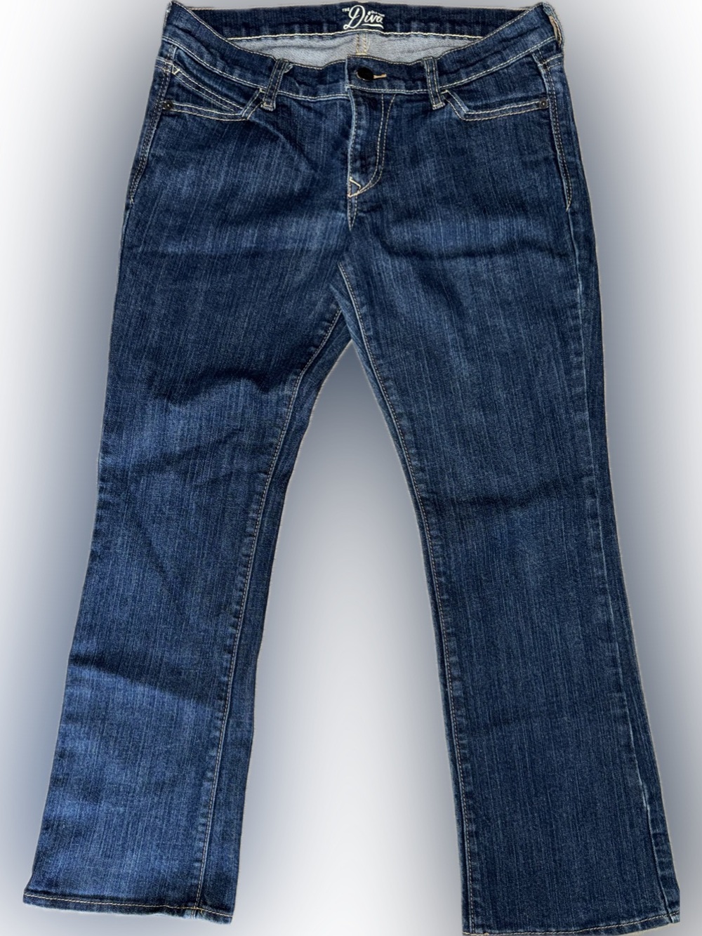 Old navy Diva women’s Dark Blue Denim Jeans, bootcut, size 8